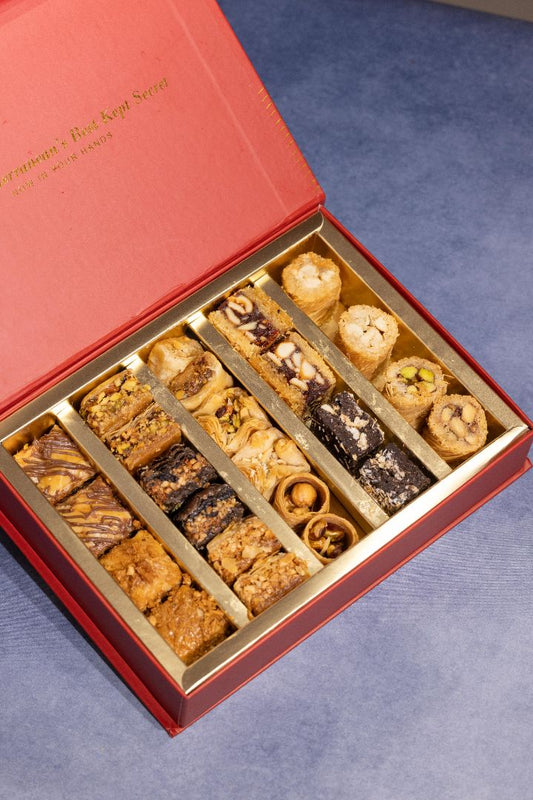 Assorted Signature Baklava & Kunafa Box.
