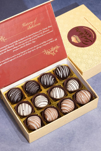 Assorted Pistachio Kunafa Chocolate Truffles
