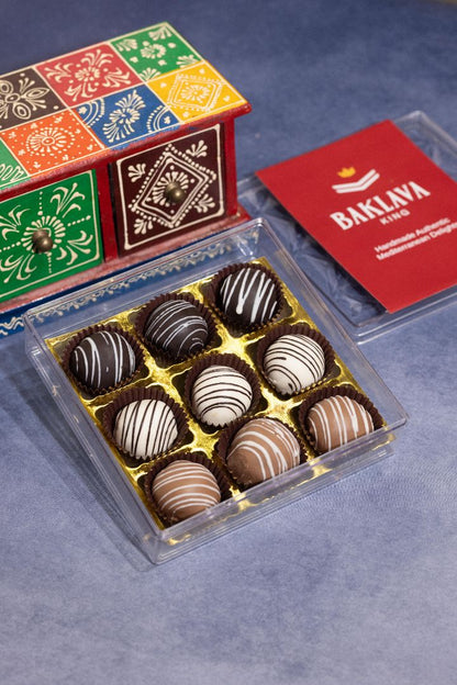 Assorted Pistachio Kunafa Chocolate Truffles